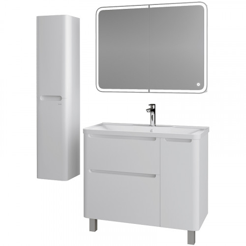 Тумба под раковину Grossman Адель 90 109004 Белая МДФ / ЛДСП