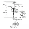 Смеситель для раковины Grohe Eurocube 23445000 Хром латунь