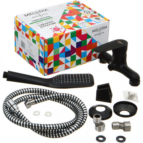 Смеситель для душа Melodia della vita Moderno MDV35150bk Черный матовый