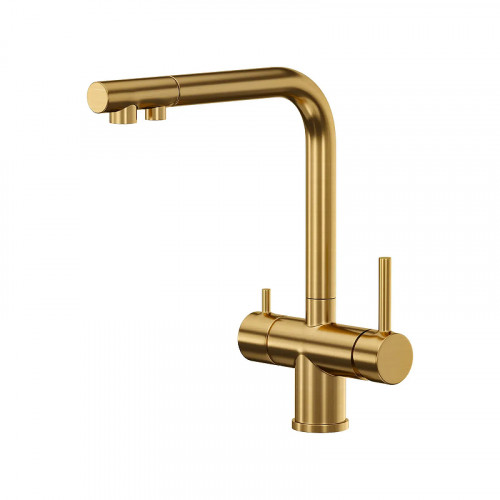 Смеситель для кухни Reflexion Lago RX9903GD цвет Брашированное золото