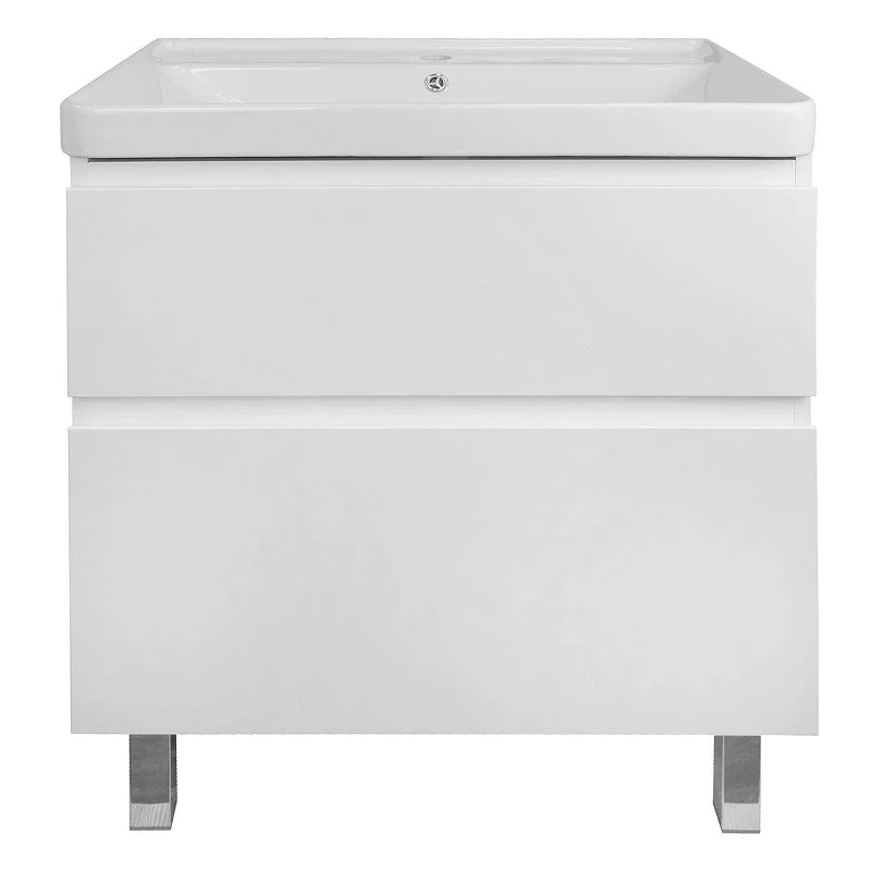 Тумба с раковиной Azario Мила 70Н CS00106980 цвет Белый матовый