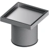 Решетка для душевого трапа Tece Drainpoint S 15x15 3660011 Нержавеющая сталь