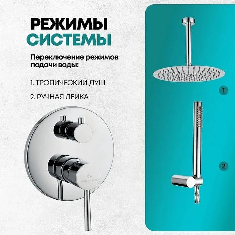 Душевая система Grocenberg GB5099CR-4 Хром