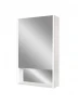 Зеркальный шкаф Art&Max Foggia 60 L AM-Fog-600-800-1D-L-DS-F-White с подсветкой цвет Белый