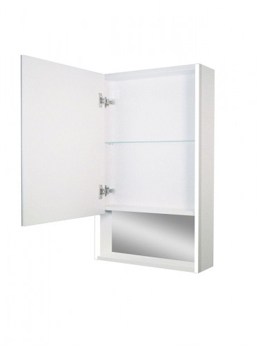 Зеркальный шкаф Art&Max Foggia 60 L AM-Fog-600-800-1D-L-DS-F-White с подсветкой цвет Белый