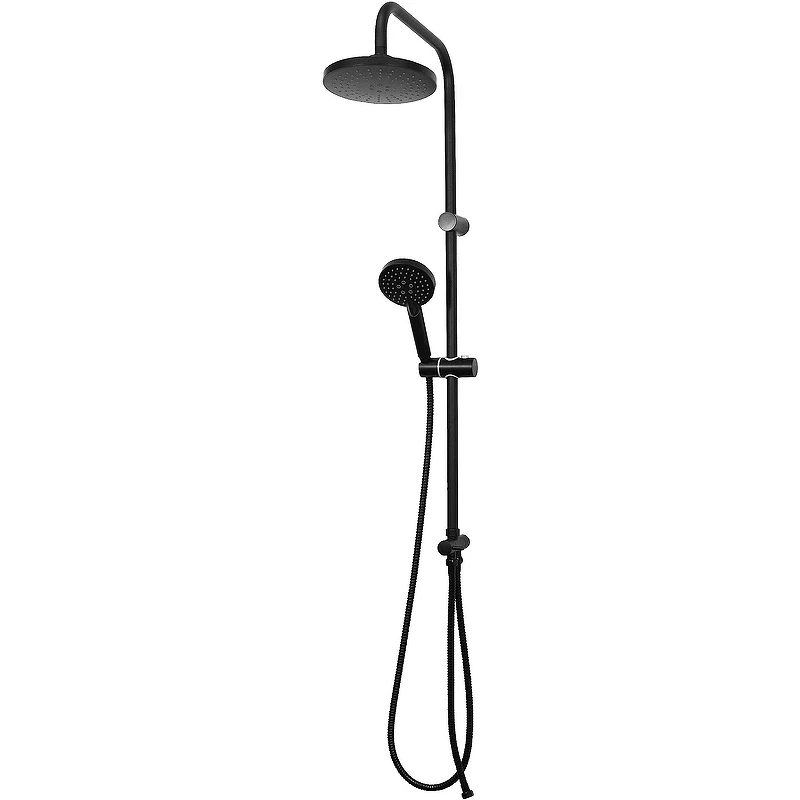 Душевая система Orange O-Shower OW02b Черная матовая нержавеющая сталь на стену