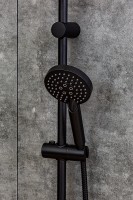 Душевая система Orange O-Shower OW02b Черная матовая нержавеющая сталь на стену