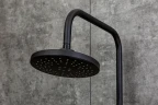Душевая система Orange O-Shower OW02b Черная матовая нержавеющая сталь на стену