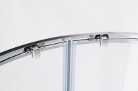Душевой уголок Cezares Molveno R-2 80х80 MOLVENO-R-2-80-P-Cr профиль Хром стекло рифленое