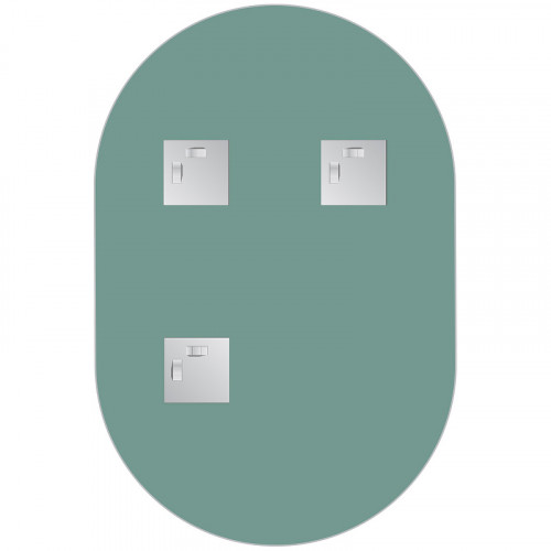 Зеркало Evoform Primary 60х40 BY 0133 со шлифованной кромкой