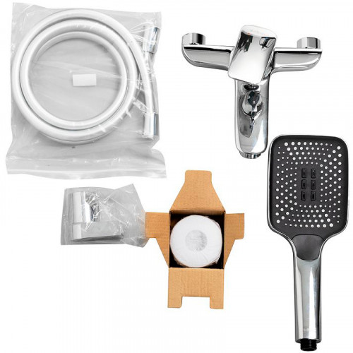 Смеситель для ванны BelBagno Due DUE-VASM-CRM Хром латунь на стену