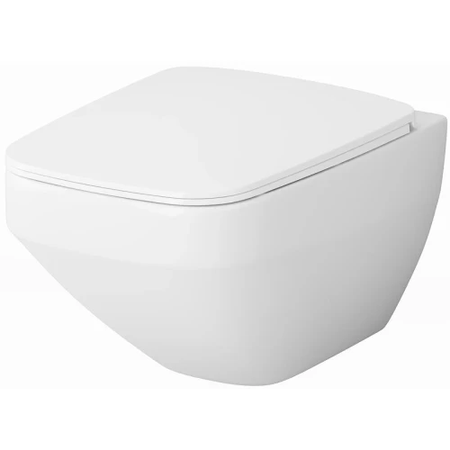 Унитаз AM.PM Inspire V2.0 FlashClean CK50H0603W подвесной с гигиеническим душем и ершиком с сиденьем Микролифт фарфор подвесной