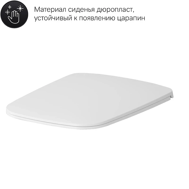 Унитаз AM.PM Inspire V2.0 FlashClean CK50H0603W подвесной с гигиеническим душем и ершиком с сиденьем Микролифт фарфор подвесной