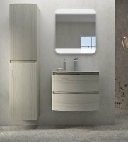 Шкаф пенал Cezares Vague 30 54850 подвесной Rovere sbiancato МДФ / ЛДСП