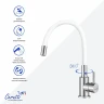 Cмеситель для кухни Ceruttispa Атэна (Atena) H-W CT12142 12142 цвет Хром Белый