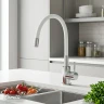 Cмеситель для кухни Ceruttispa Атэна (Atena) H-W CT12142 12142 цвет Хром Белый