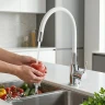 Cмеситель для кухни Ceruttispa Атэна (Atena) H-W CT12142 12142 цвет Хром Белый