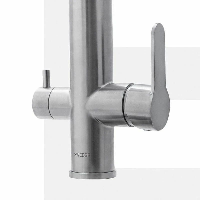 Кухонная мойка Mixline Pro 50 552931 цвет Черный графит со смесителем Swedbe Selene Plus 8440 Нержавеющая сталь Черный
