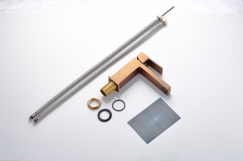 Смеситель для раковины Knotlor Stable KN-20/RBP цвет Бронза