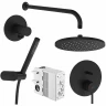 Душевая система Vitra Origin A4926636EXP Черная матовая латунь встраиваемый