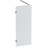 Душевая перегородка AM.PM X-Joy 80 W94UWI-80-F1-BTE профиль Черный матовый стекло прозрачное