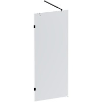 Душевая перегородка AM.PM X-Joy 80 W94UWI-80-F1-BTE профиль Черный матовый стекло прозрачное