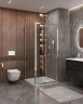 Душевой уголок Cezares Molveno 90x90 MOLVENO-AF-31-90-C-CR-IV профиль Хром стекло прозрачное