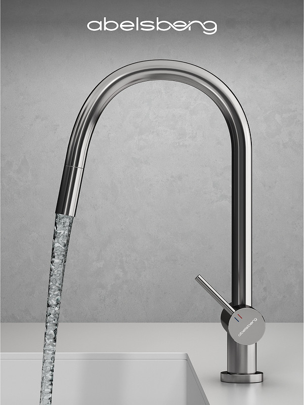 Смеситель для кухни Abelsberg Aera EMF71709CH цвет Глянцевый хром