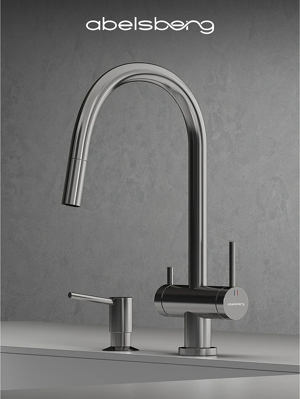 Смеситель для кухни Abelsberg Aera EMF71709CH цвет Глянцевый хром