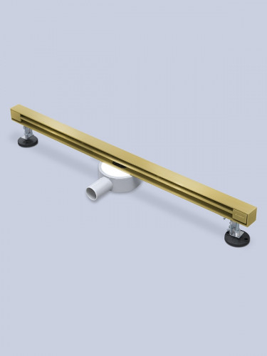 Душевой лоток AltroBagno Trave 80 071221 BG с решеткой цвет Золото матовое