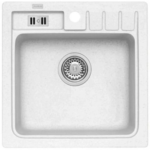Кухонная мойка Alveus Granital Niagara 20 Arctic G11 465x465x180 1100885 Белая искусственный камень (литьевой мрамор) встраиваемый