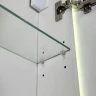 Зеркальный шкаф Alavann Rita 50 ALV0287002 с подсветкой цвет Белый