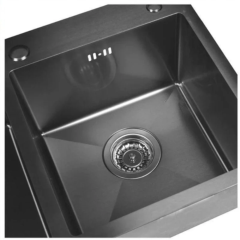Кухонная мойка Wisent 78 WG37843B-S/341-11-24/W405B цвет Графит