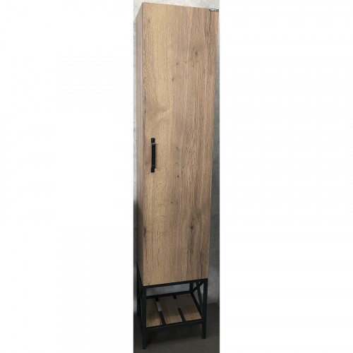 Шкаф пенал Comforty Бредфорд 40 00004148004 Дуб темный МДФ / ЛДСП