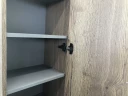 Шкаф пенал Comforty Бредфорд 40 00004148004 Дуб темный МДФ / ЛДСП