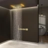 Душевая система Timo Saona SX-2319/17SM с термостатом Золото матовое латунь встраиваемый