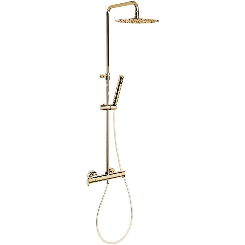 Душевая система Ramonsoler Alexia 365402RM250OC с термостатом Золото брашированное
