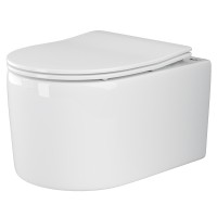 Унитаз Ceramicanova Moments CN3003 подвесной с сиденьем Микролифт фаянс подвесной
