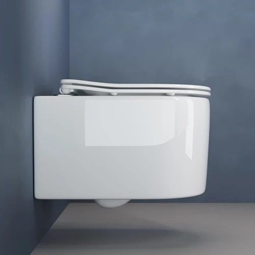 Унитаз Ceramicanova Moments CN3003 подвесной с сиденьем Микролифт фаянс подвесной