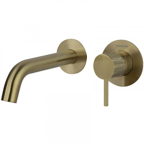 Смеситель для раковины Ramonsoler Odisea Joya 592101OC Золото брашированное