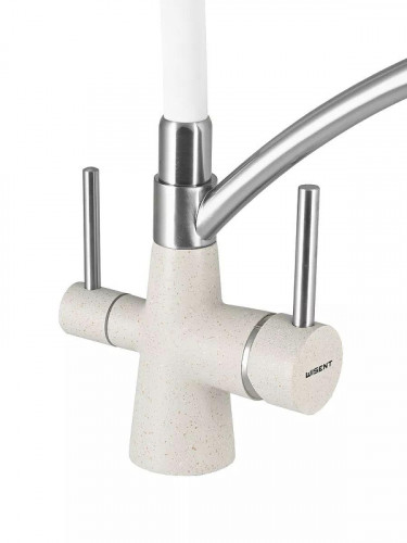 Смеситель для кухни Wisent W4855-20-3 цвет Бежевый