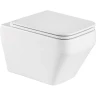 Комплект унитаза с инсталляцией WeltWasser MARBERG 507 + HOFBACH 041 GL-WT + MAR 507 RD MT-BL 10000011684 цвет Белый глянцевый с сиденьем Микролифт и клавишей смыва цвет Черный матовый