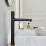 Смеситель для раковины Jacob Delafon Rivoli E24168-BL Черный матовый латунь
