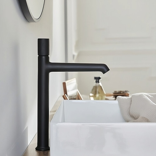 Смеситель для раковины Jacob Delafon Rivoli E24168-BL Черный матовый латунь