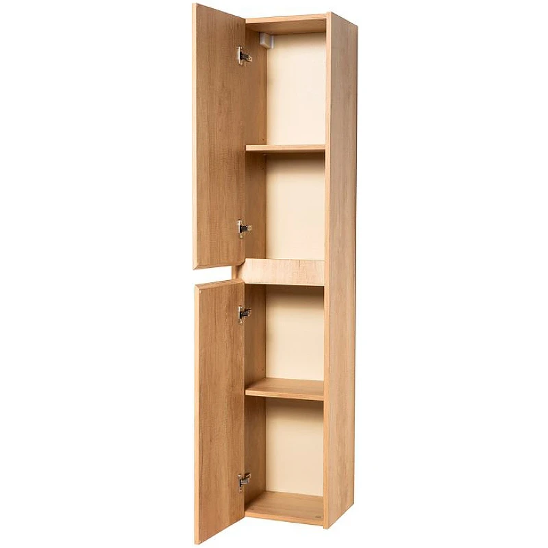Шкаф пенал BelBagno Kraft 33 L KRAFT-1600-2A-SC-RNN-L подвесной Rovere Nebrasca Nature МДФ / ЛДСП