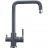 Смеситель для кухни Ulgran Classic U-019-343 Антрацит латунь