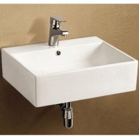 Раковина WeltWasser Aisbach 5030 52 10000003880 Белый глянец фаянс подвесная