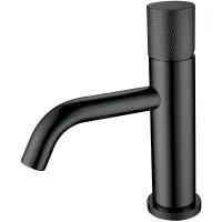 Смеситель для раковины Boheme Stick 121-BB.2 Черный матовый латунь