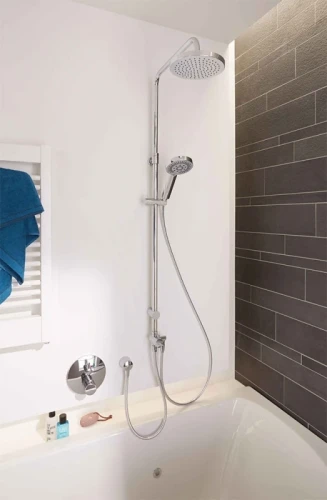Душевая система Kludi Zenta Dual Shower System 6609005-00 Хром латунь на стену