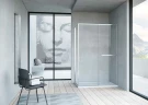 Душевой уголок Vincea Slim Soft 150x80 VSR-1SS8015CL профиль Хром стекло прозрачное